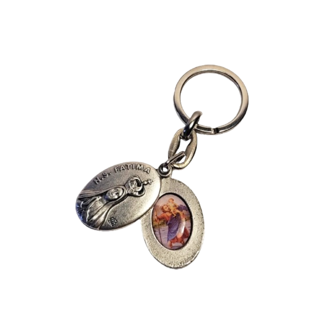 Our Lady of Fatima Keychain