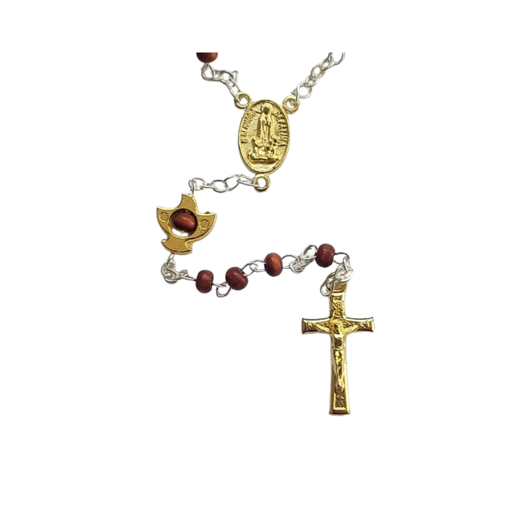 Small Wood Peace Rosary