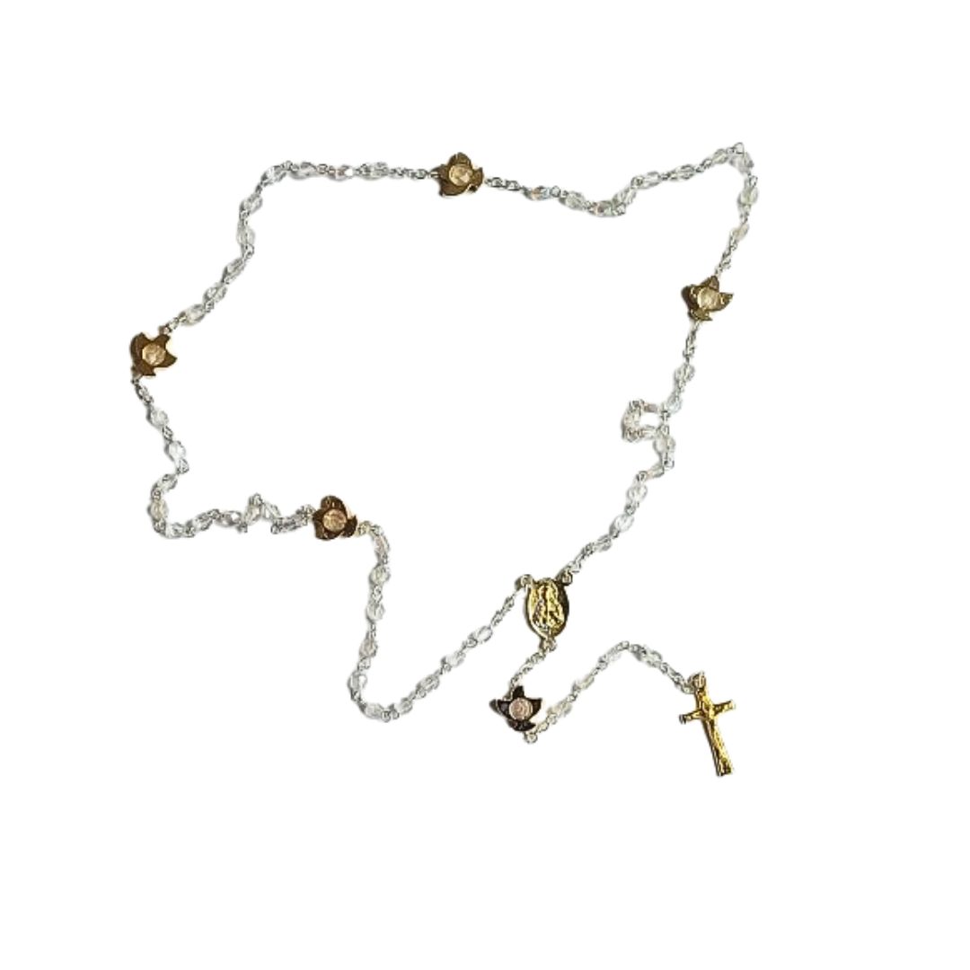 Rosario de la Paz de Cristal Pequeño