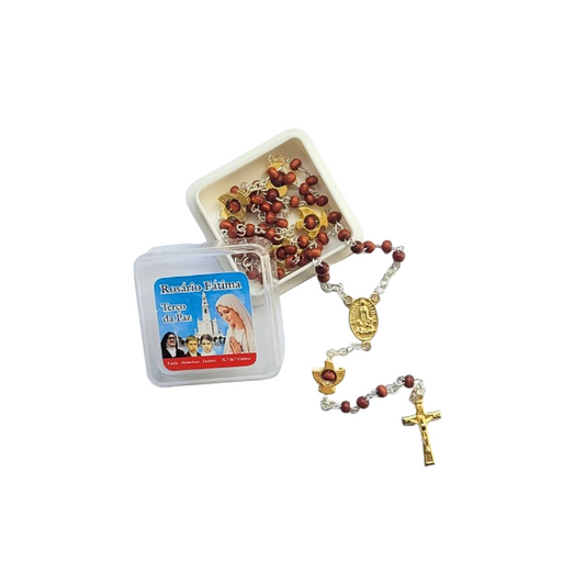 Small Wood Peace Rosary
