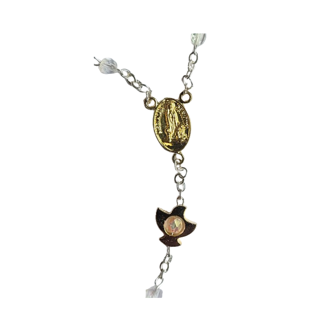 Rosario de la Paz de Cristal Pequeño