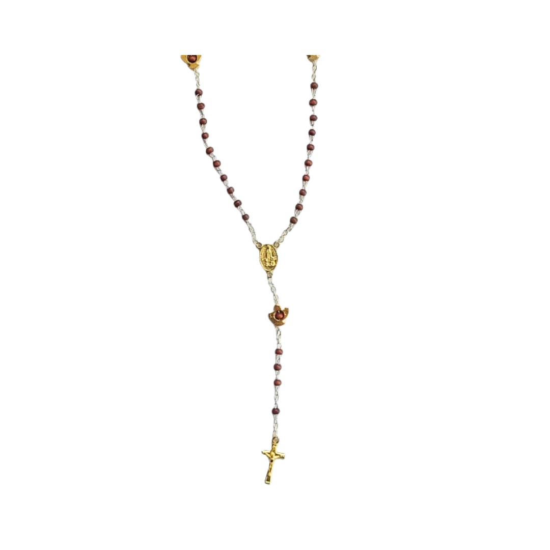 Small Wood Peace Rosary