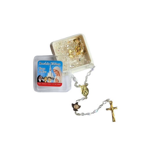 Rosario de la Paz de Cristal Pequeño