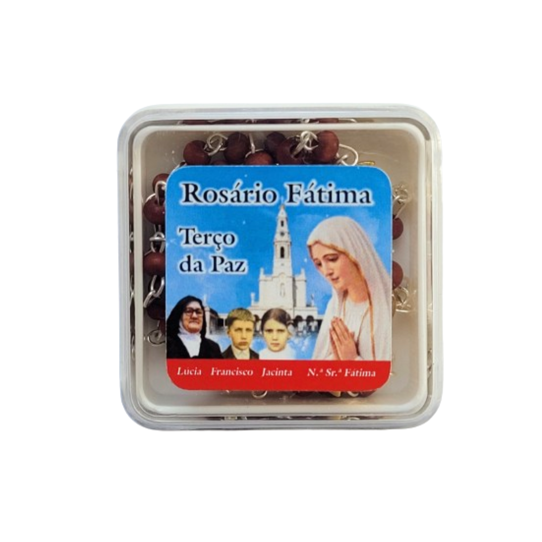 Rosario de la Paz de Madera Pequeño