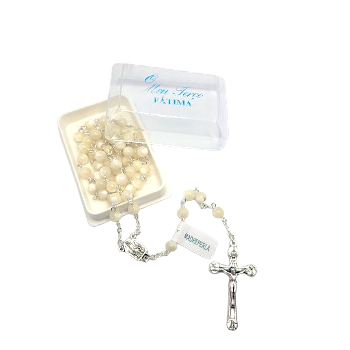 Mother of Pearl Fatima Rosary