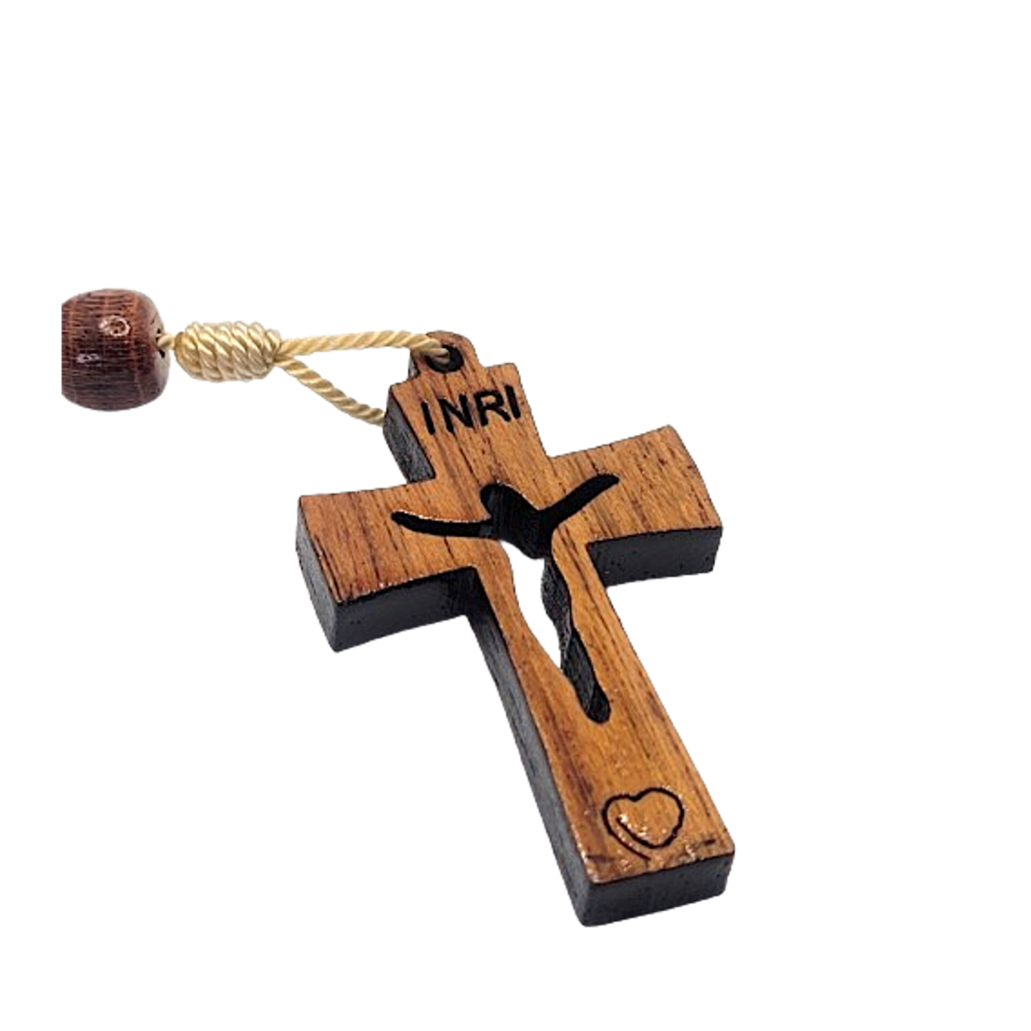 Wood Rosary Necklace