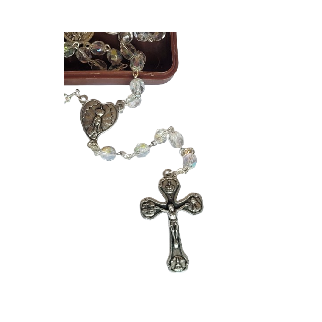 Three Little Shepherds of Fatima Cystal Rosary