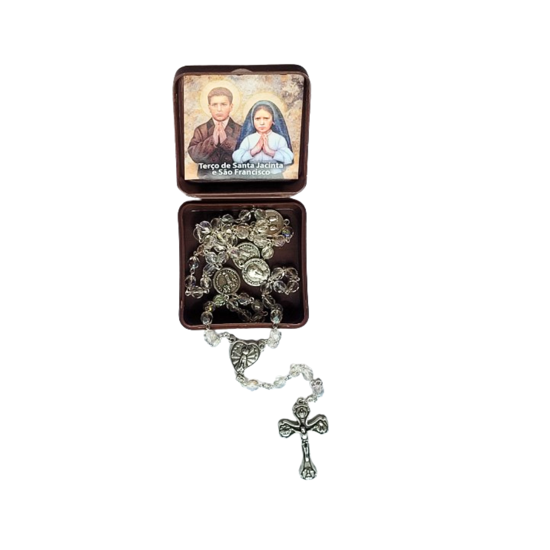 Three Little Shepherds of Fatima Cystal Rosary