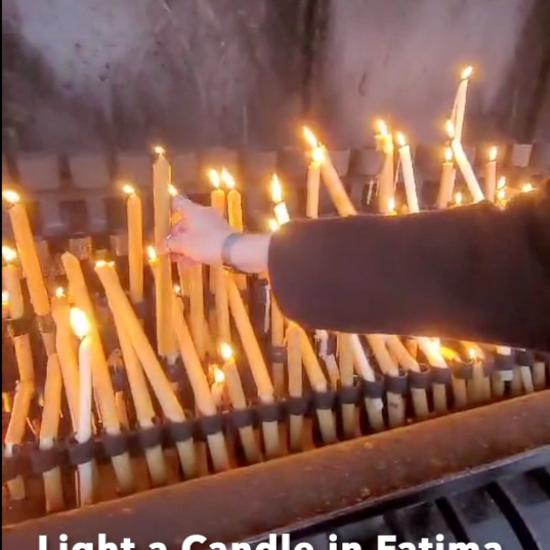 Light a candle in Fatima