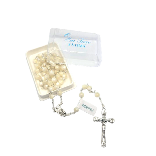 Mother of Pearl Fatima Rosary